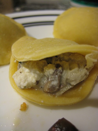 the completed ravioli