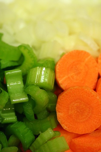carrots onion celery