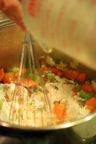 add flour