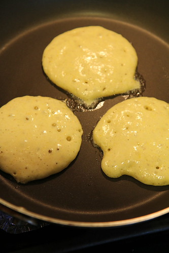 pour batter