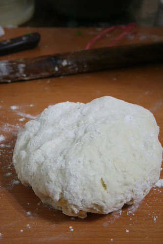 mixed dough