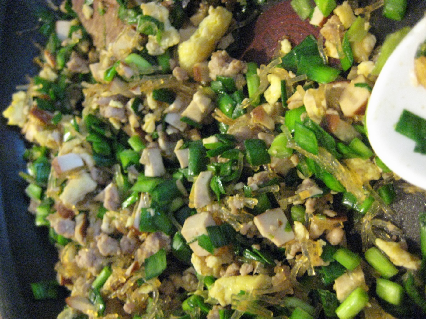 the inside (all pre-cooked)