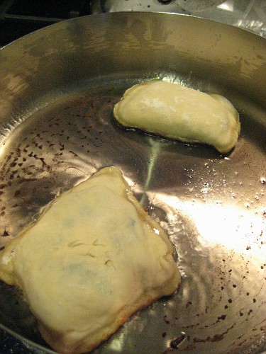 pan fry in oil on both sides