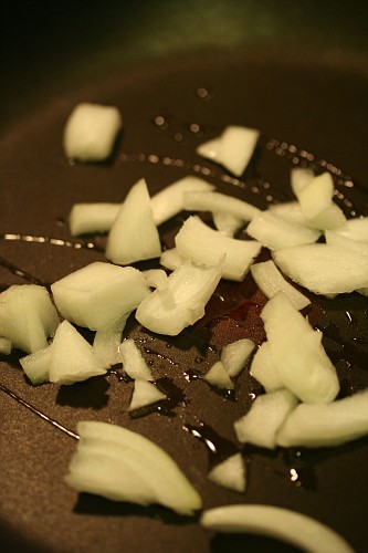 saute onions