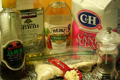 dressing ingredients