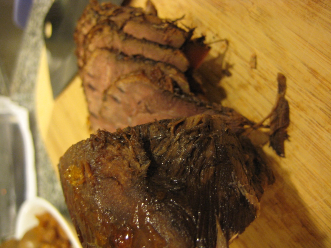 cut the meat