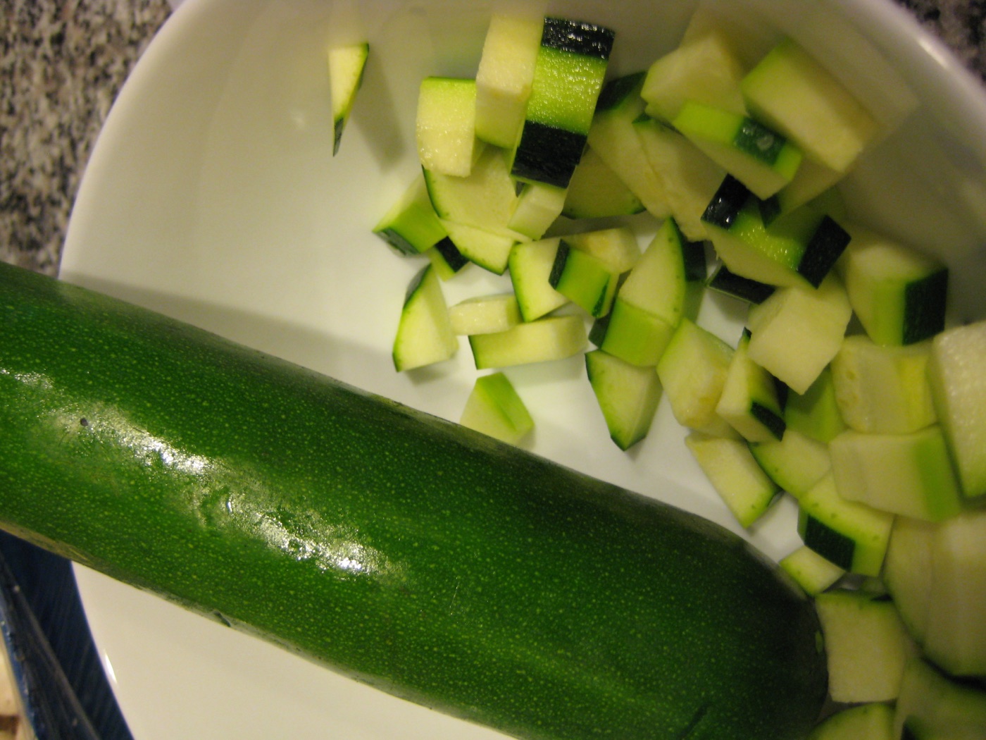 adding some zucchini